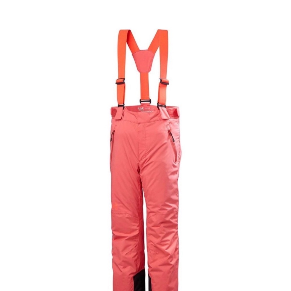 Helly Hansen No Limits Sunset Pink Ski Pants with Suspenders